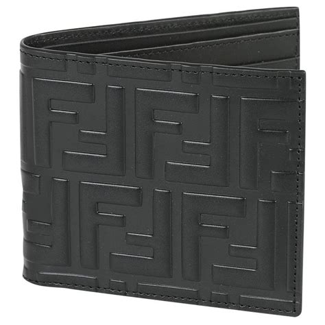 fendi leather travel wallet|fendi men's long wallet.